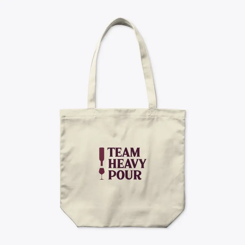 Team Heavy Pour Wine Tote